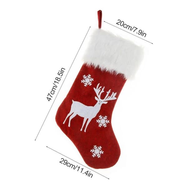 Julstrumpor - HANDEIU - Set om 4 - 47 cm - LED - Inomhusdekoration