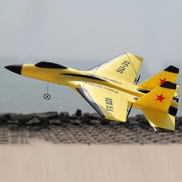 FX801 RC Flygplan 2.4G Borstlös Motor 2CH Fastvingat Segelflyg DIY Stabil Flygplansmodell för Barn Vuxen