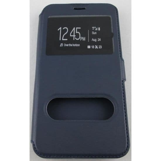 Mørkeblåt pungcover til Samsung Galaxy J4 2018