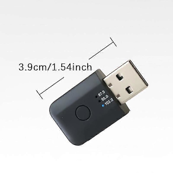 Usb Bil Bluetooth 5.1 Sändare Mottagare Mini Usb Ström