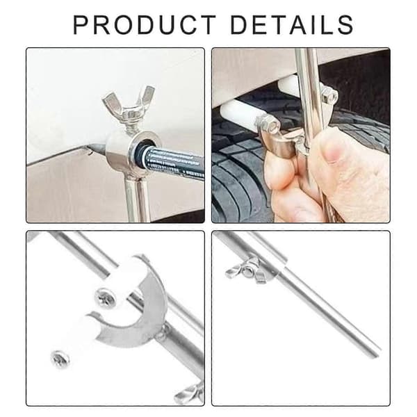 1 st Bil Däckreparationshjulbåge Karosslinjemarkeringsverktyg