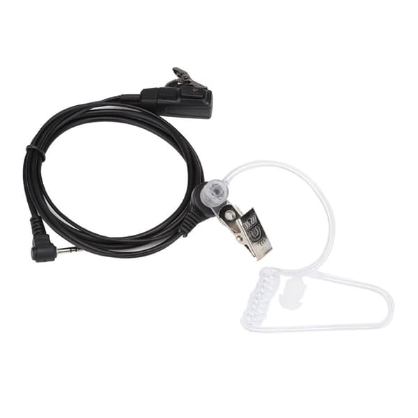 Bærbart 2,5 mm rørheadset med PTT-mikrofon til Motorola Walkie Talkies