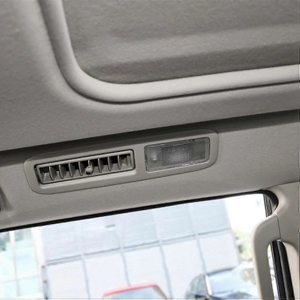 Applicera Grå Bil Tak Sida Luftkonditionering Ventilationsutlopp A/C Panel Galler Skydd Installation För Mitsubishi Pajero V93 V97