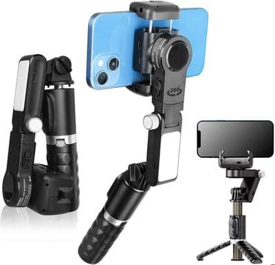 Smartphone Stabilisator - STRBDYI - Gimbal - Bluetooth Fjärrkontroll - Kompakt - Spårningslägen