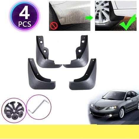 Stänkskydd för Mazda 3 BK Sedan 2004-2009 Främre Stänkskärmar Bildelar