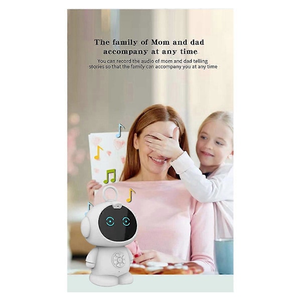 AI Intelligent Robot WiFi Röstkonversation Berättelse Musik Lärmaskin Mini Interaktiv Robot Till
