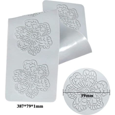 3D hule blomster silikonformer for blonder, bakverk, fondant, polymerleire.