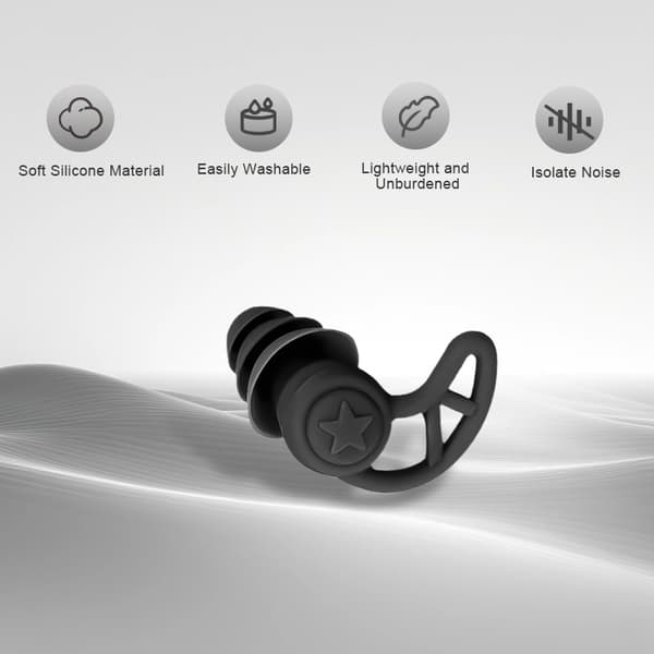 Korvatulpat 40 dB melunvaimennus 1 pari Musta