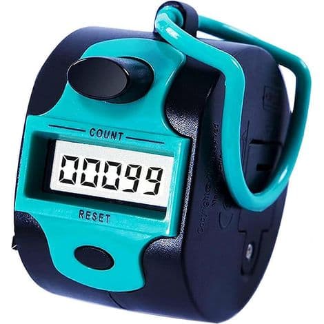 Manuell elektronisk klikkteller, digital punktteller, fingerring, mekanisk håndteller for golfere