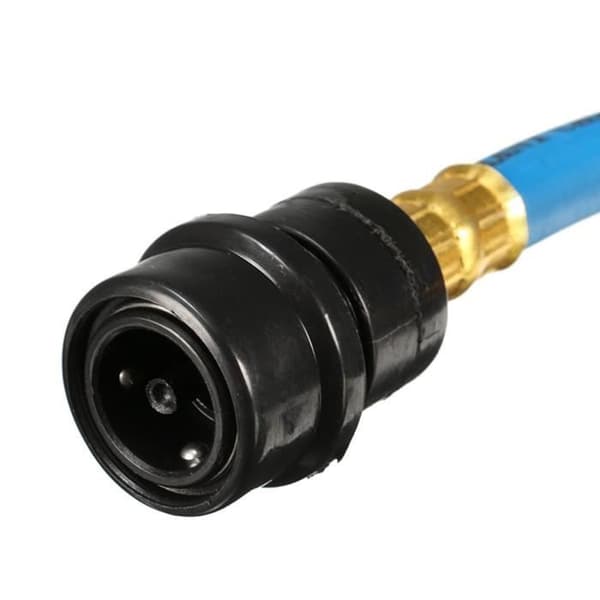 R-134a Påfyllningsslang - Köldmedelsmätare - 0-100 PSI - 25 cm - 13 mm Anslutning
