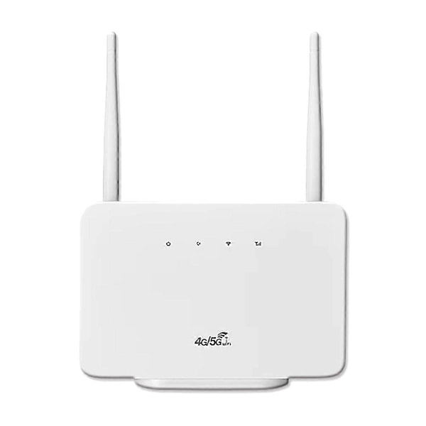 4G LTE CPE Router Modem 300Mbps Trådlös Hotspot Extern Antenn med SIM-kortplats för Hemresa