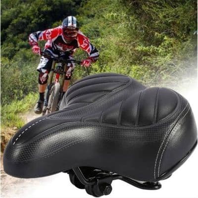 Komfortabel cykelsadel til elcykel - sort
