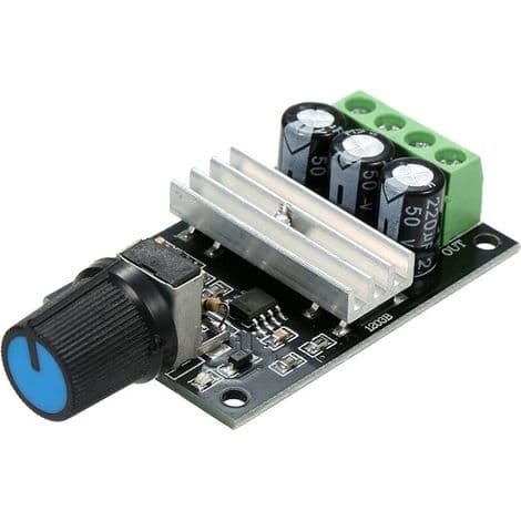 6V-28V 3A PWM DC Motorregulator Justerbar Hastighetskontrollerbryter 1023B