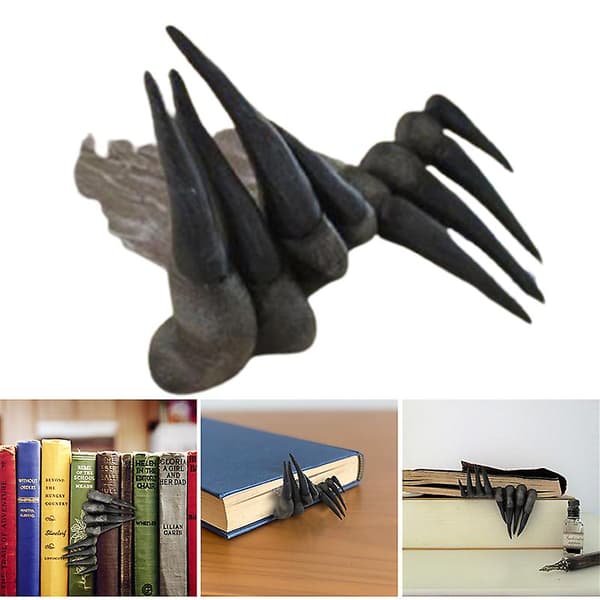 Thriller Devil's Hand Bokmerke Stilig Devil's Hand Resin Bokmerker Thriller Halloween Bokmerke Gave til Venner