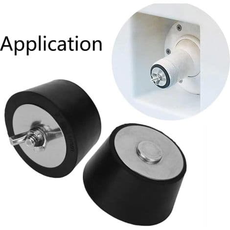 storlekar på poolvinterpluggar, 25mm + 32mm + 38mm + 51mm, gummipoolpluggar, vinterförlängningspluggar, poolavloppspluggar, avloppsslangar
