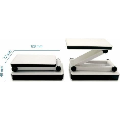 Mobil COB LED-lampe, foldbar bordlampe med 3 lysstyrkeniveauer