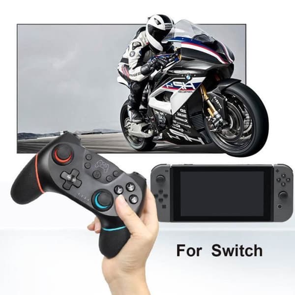 Gamepad - M2 - Nintendo Switch - Trådlös - Bluetooth - Inbyggd Vibration