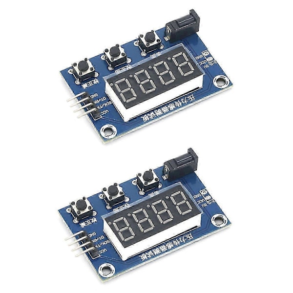 2st HX711 Lastcell AD Vikt Trycksensor AD Modul med Display 24-Bitars Vägning Instrument Elektronisk Våg