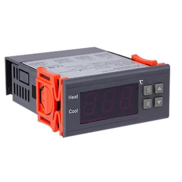 Digital temperaturkontroller -99-400 grader Pt100 M8 probe termoelementsensor innebygd termostat
