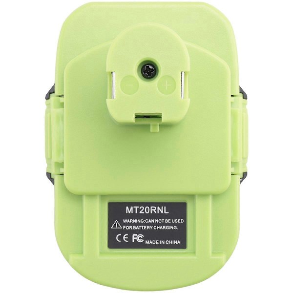 MT20RNL Batteriadapter för Ryobi 18V Verktyg, Konverterar för Makita