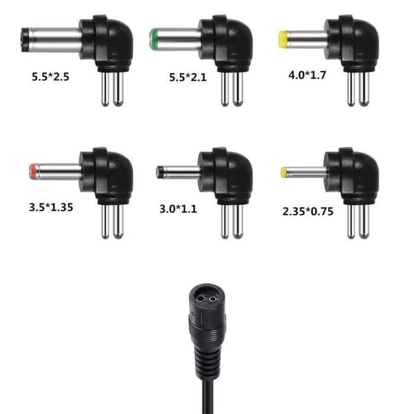 30W EU Universal AC-DC Strømadapter Plug-in Opladeradapter 6 Adaptere 3V-12V@cd252