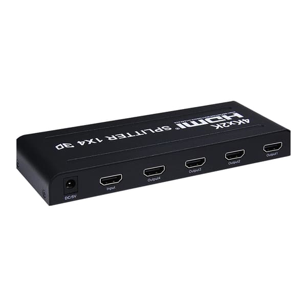 1x4 HDMI-jakaja 4 näytölle 4K