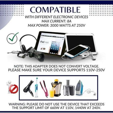Universal reseadapter, multifunktionell universalpluggadapter, internationell 200 länder (Frankrike, USA, Storbritannien och Australien), allt-i-ett reseadapter