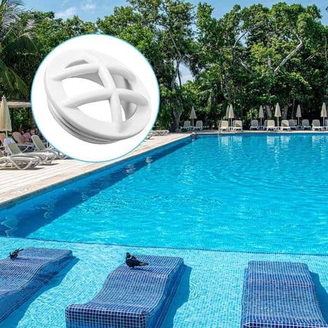 Kort skyddsgaller - Poolreturmunstycke - Kompatibel med SP1026 - Vit - 1 styck