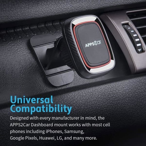 [2-pack] APPS2Car Magnetisk Telefonhållare, Universell Stark Grepp Telefonhållare, Super