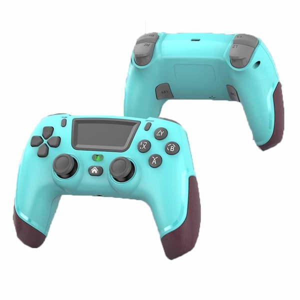 Game Elite Controller til PS4 Slim/Pro, Dual Vibration Gamepad til PC, USB Tilsluttet Gamepad, Bluetooth Joystick