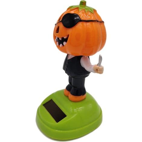 Soldrevet Dansende Gresskar Halloween-dekorasjon for Bil og Hjem