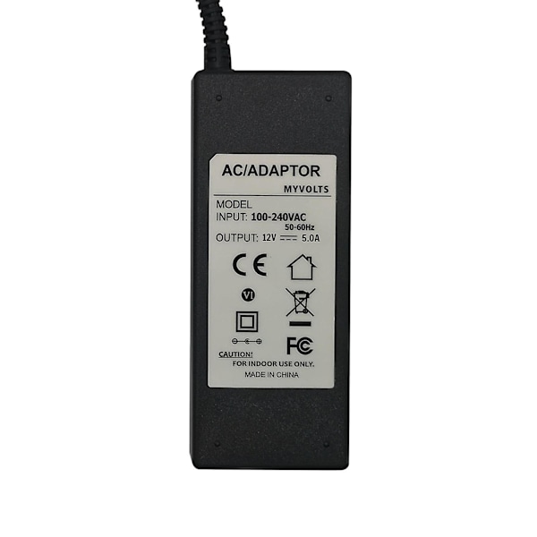 12V myVolts erstatningsstrømforsyning kompatibel med Reloop Mixon 4 DJ-controller