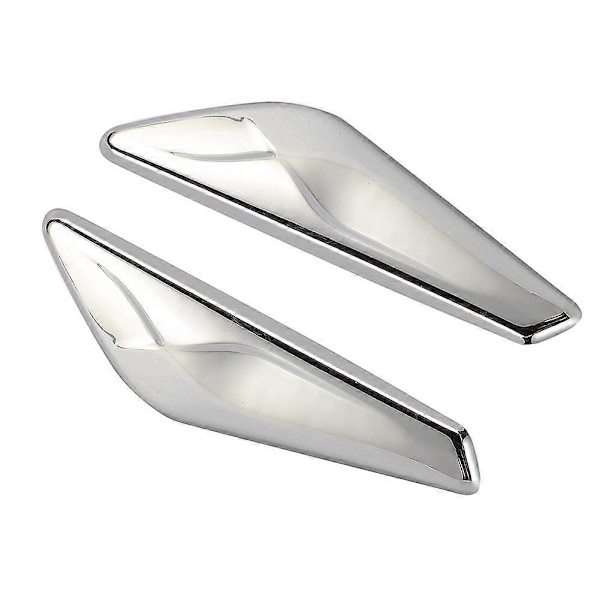 2 st Främre Skärmar Vänster & Höger Sida Kromfinish 51117338569 51117338570 För BMW För X3 F25 För X4 F26 Exteriördelar