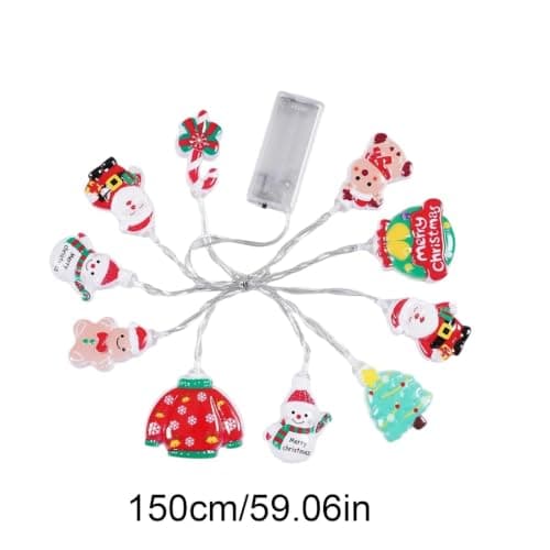 Vanntette LED Juledekorasjonslyslenker