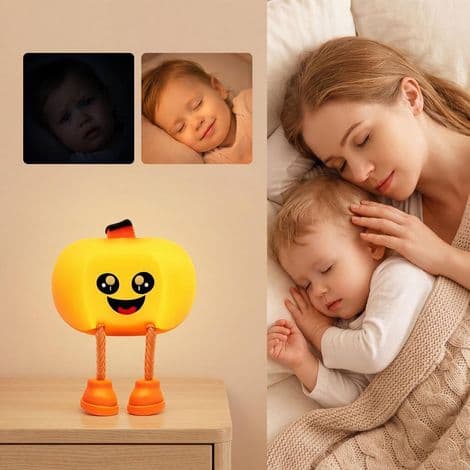 Søt LED Halloween skrivebordsdekorasjonslampe med dimming