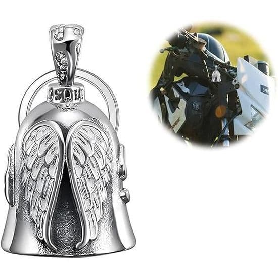 Motorcykelklokke - Guardian - Ride Bell - Rustfrit stål - Behagelig lyd - Lykkeamulet