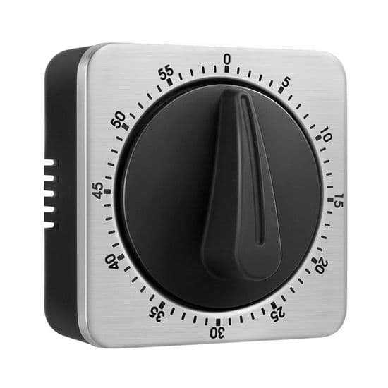 Køkkentimer, 60-minutters timer med 80dB hørbar alarm, magnetisk nedtællingstimer (Ny timer)
