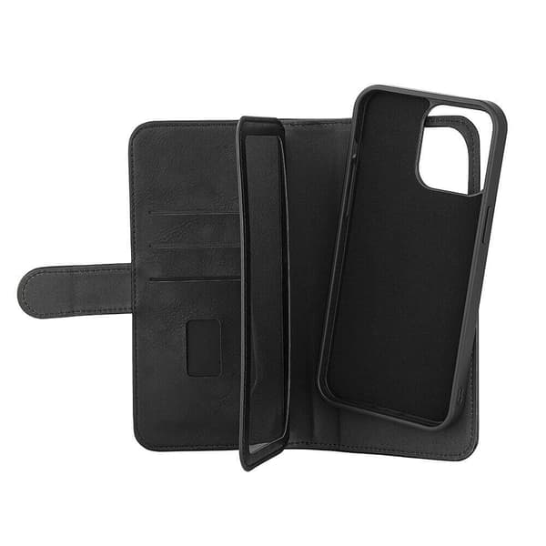 Mobilcover 2-i-1 7 kortpladser MagSeries Sort - iPhone 15 Pro Max