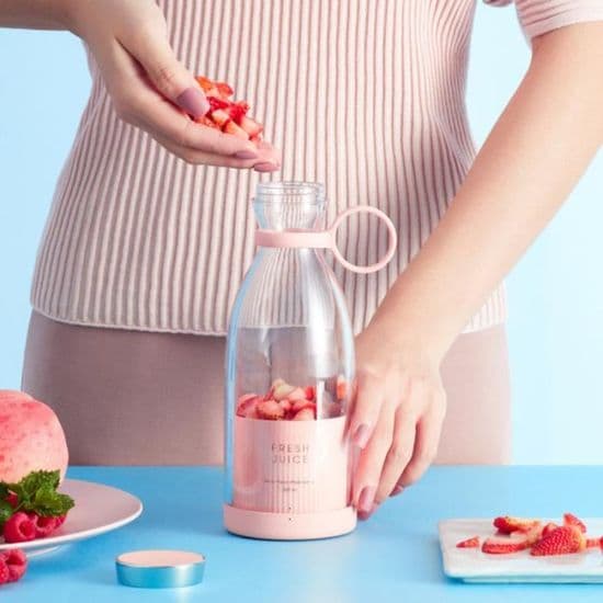 Mini håndholdt mikser juicemaskin blender frukt grønnsaker juicing