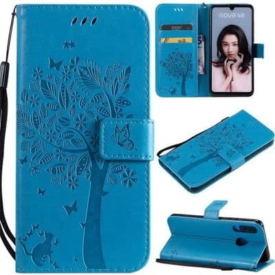 Flipfodral - FRANCIS-R - Huawei P30 lite - PU-läder - Stötsäkert - Integrerat stativ