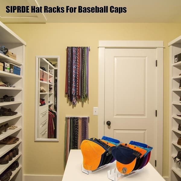 Baseballkasket Organizer, 2-pak Transparent