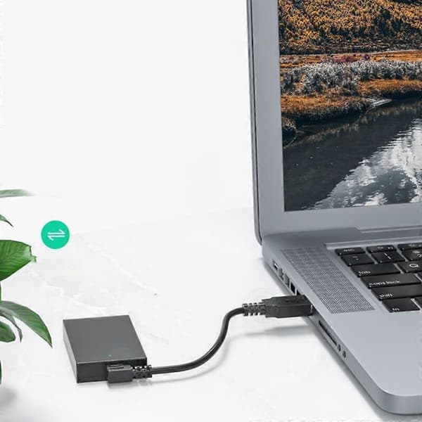 Universal USB til mini USB-kabel til kameraer, smartphones og andre enheder - 25 cm (højre side)