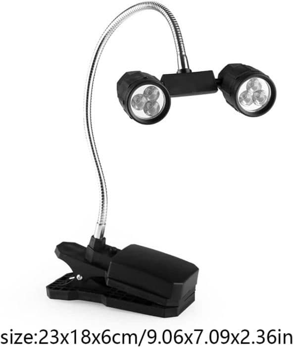 Justerbar LED BBQ-lampe til grill, grilltilbehør til camping, udendørsfester