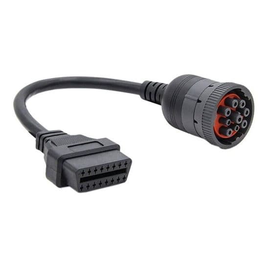 OBD1 OBD2 lastbilskabeladapter för J1939 9-stift 16 bil