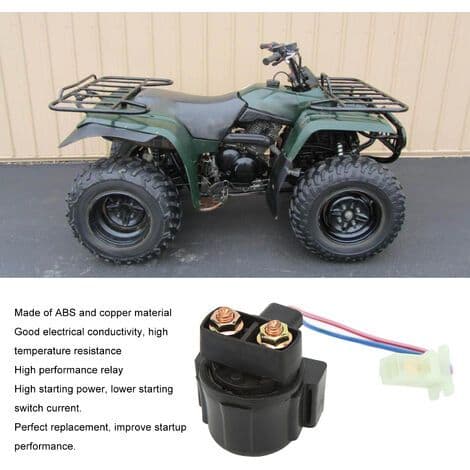 Starter-solenoidrelæ til ATV, UTV, reservedel til Big Bear 350 (1987-1999)