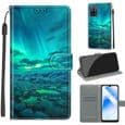 Etui til Oppo A16 6.52\" Aurora Grøn Læderpung Flip Telefonetui DKCHD1