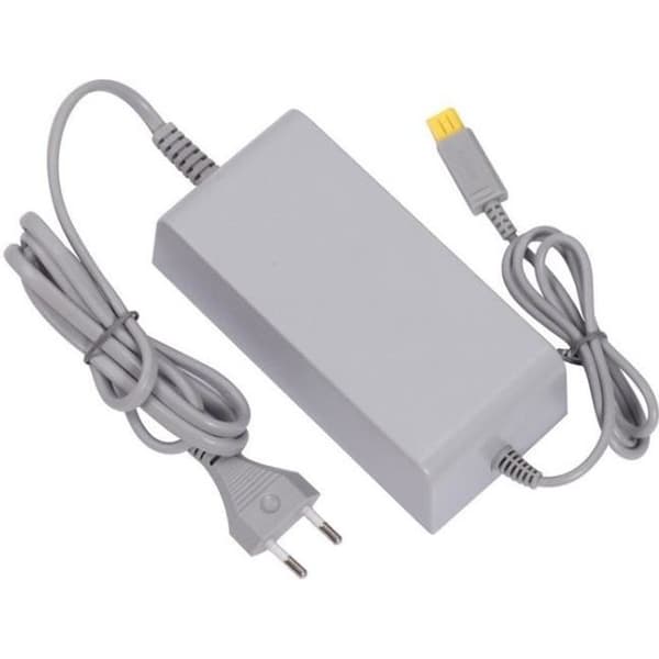 100-240V strömadapter för Nintendo Wii U-konsol, EU-kontakt