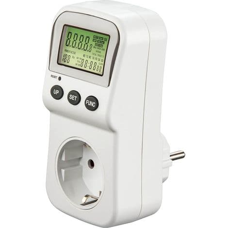 Strømforbruksmåler for 220V stikkontakt