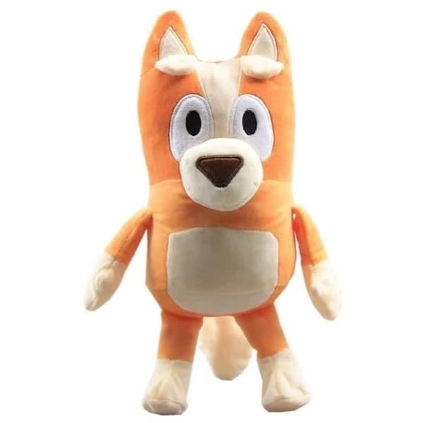Plyschleksak - Bingo 28cm - Bluey Karaktär - Orange - För Barn