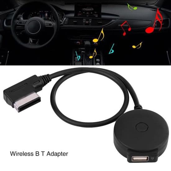 USB billader - JA - MDI Bluetooth - Svart - Sigarettenner - 40 cm